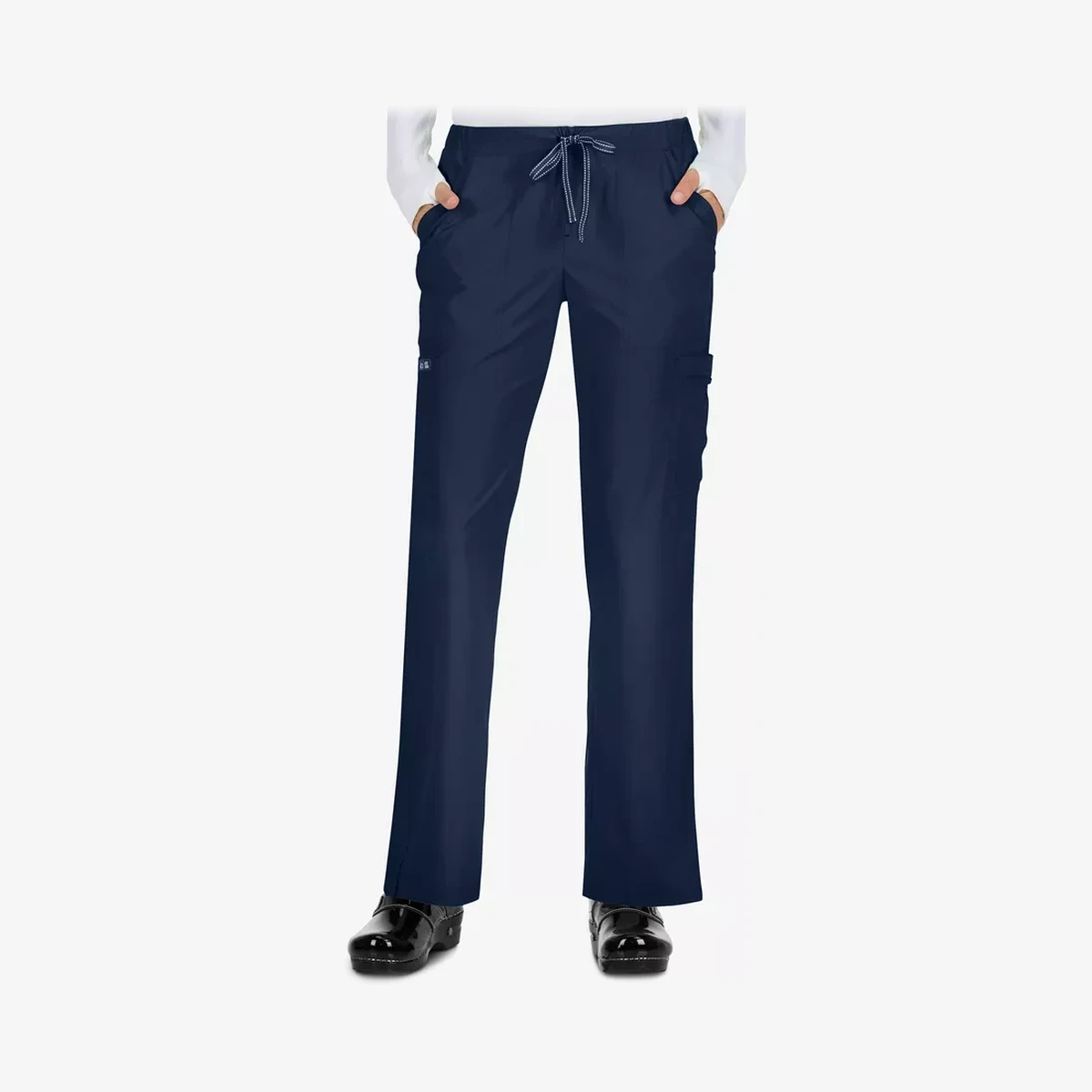 KOI - Pantalone - Donna 731 Regular - Navy - Elastico rosso
